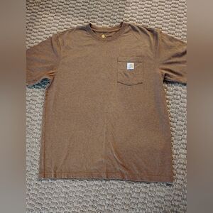 Carhartt Men's Brown Pocket T-Shirt